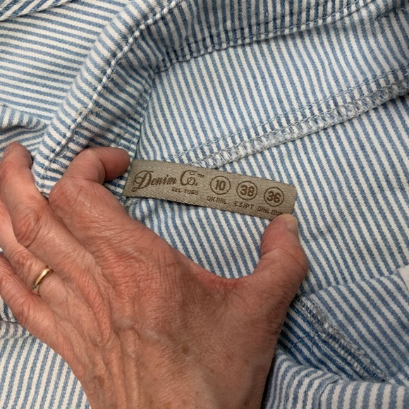 Denim Overall Shorts women’s size 6 (UK 10) - Picture 10 of 14